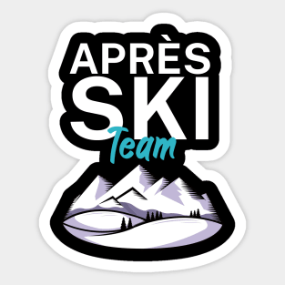 Apres Ski Team Sticker